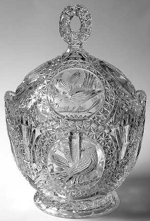 The Byrdes Collection Punch Bowl & Lid