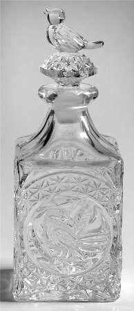 The Byrdes Collection Small Whiskey Decanter & Stopper