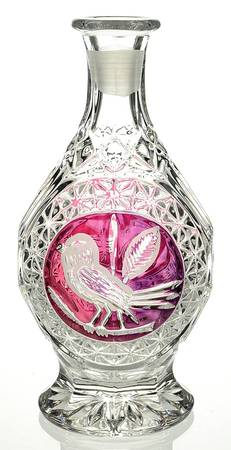 Byrdes Collection, The Ruby Footed Decanter No Stopper