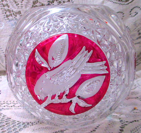Byrdes Collection, The Ruby 5" Rose Bowl