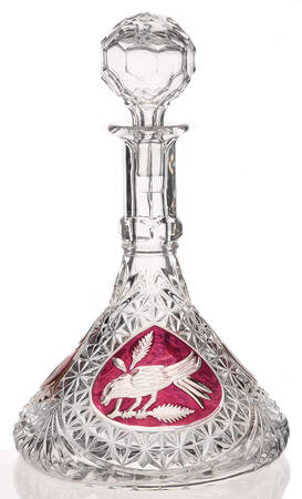 Byrdes Collection, The Ruby Ships Decanter & Stopper