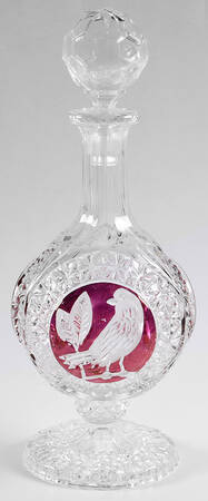 Byrdes Collection, The Ruby Footed Decanter & Stopper