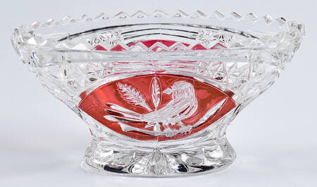Byrdes Collection, The Ruby 4" Oval Bowl