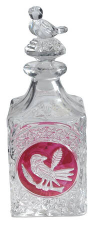Byrdes Collection, The Ruby Small Whiskey Decanter & Stopper