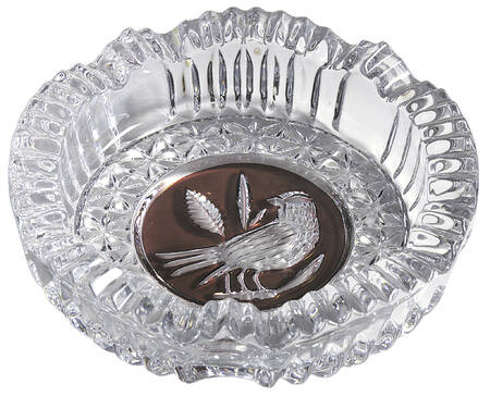 Byrdes Collection, The Ruby 7" Deep Round Ashtray