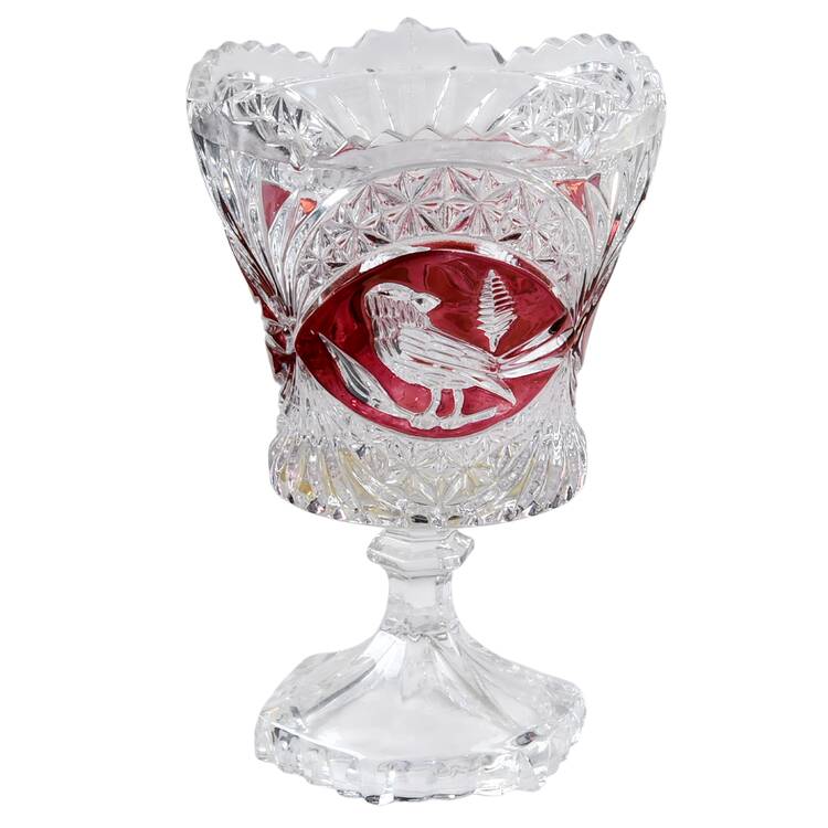Byrdes Collection, The Ruby Footed Candy Dish No Lid