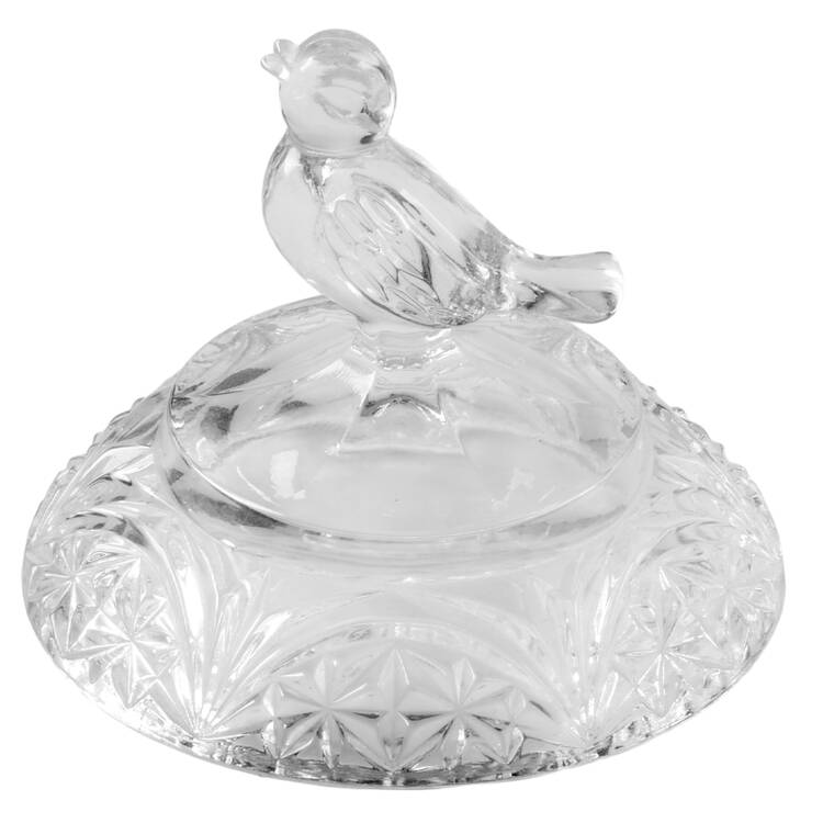Byrdes Collection, The Ruby Lid for Footed Candy Dish