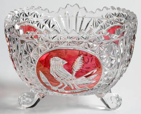 Byrdes Collection, The Ruby 4" 3-Toed Footed Bowl
