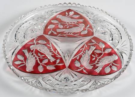 Byrdes Collection, The Ruby 11" 3-Toed Plate