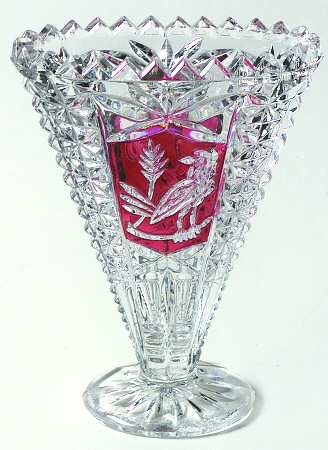 Byrdes Collection, The Ruby Small Fan Vase