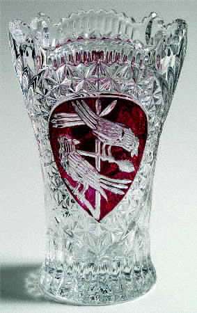 Byrdes Collection, The Ruby 8" Flower Vase