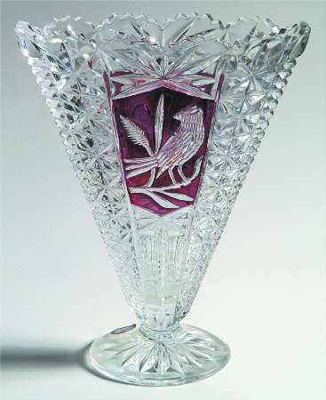Byrdes Collection, The Ruby Fan Vase