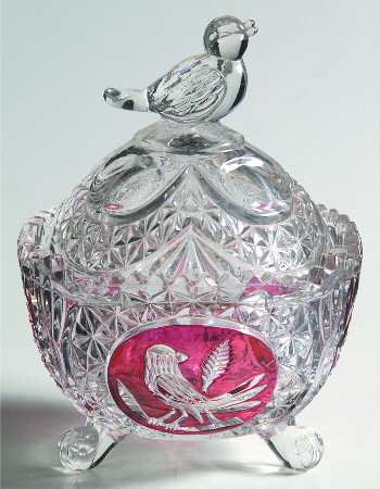 Byrdes Collection, The Ruby Small Candy Box with Lid