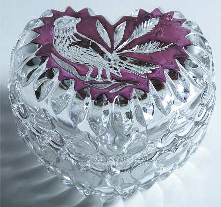 Byrdes Collection, The Ruby Small Heart Box & Lid