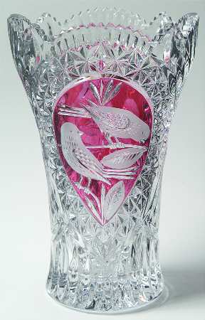 Byrdes Collection, The Ruby 10" Flower Vase