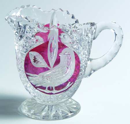 Byrdes Collection, The Ruby Footed Creamer