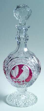 Byrdes Collection, The Ruby Footed Decanter & Stopper