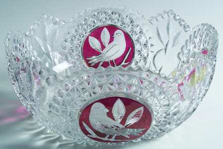Byrdes Collection, The Ruby 10" Round Bowl