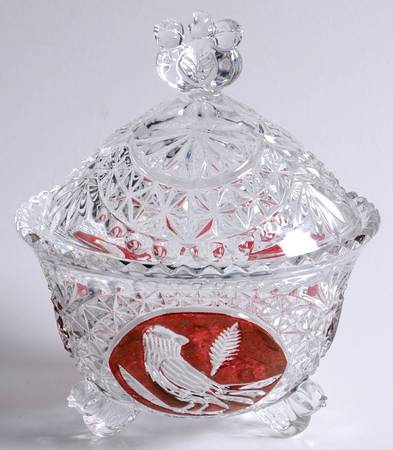 Byrdes Collection, The Ruby 6" Candy Box with Lid