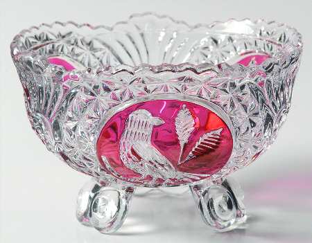Byrdes Collection, The Ruby Candy Dish No Lid