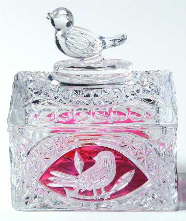 Byrdes Collection, The Ruby Small Chest Box with Lid