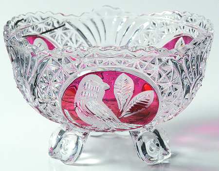 Byrdes Collection, The Ruby 5" 3-Toed Footed Bowl
