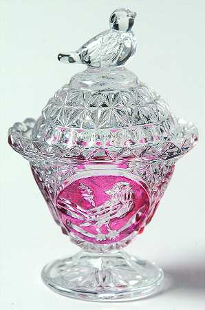 Byrdes Collection, The Ruby Round Box & Lid