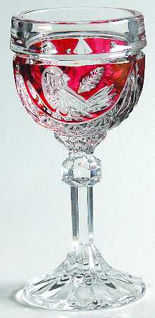 Byrdes Collection, The Ruby Cordial Glass