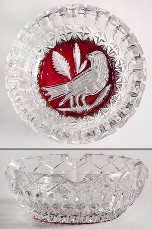 Byrdes Collection, The Ruby 4" Ashtray