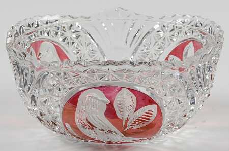 Byrdes Collection, The Ruby Candy Dish No Lid