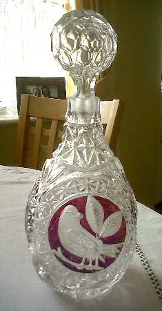 Byrdes Collection, The Ruby Decanter & Stopper