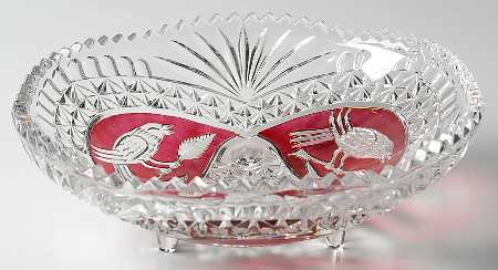 Byrdes Collection, The Ruby 7" Round 3-Toed Crimped Bowl