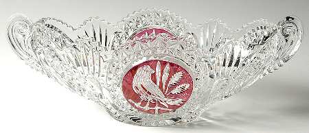 Byrdes Collection, The Ruby 13" Oval Handled Bowl