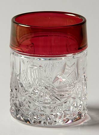 Byrdes Collection, The Ruby Whiskey Glass