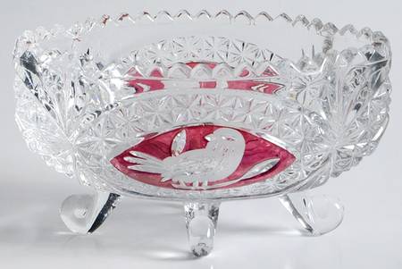 Byrdes Collection, The Ruby 5" Oval 4 Toed Bowl