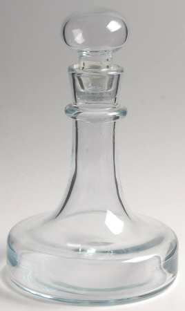 Danish Ships Ice Blue Ships Decanter & Stopper