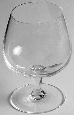 Q Cut Line Brandy Glass