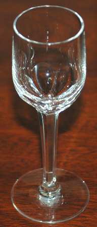 Q Cut Line Cordial Glass