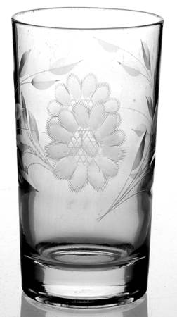 Cornflower (Smooth Stem, Non Optic) 8 Oz Flat Tumbler