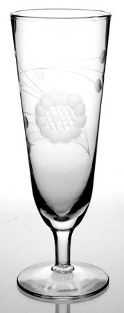 Cornflower (Smooth Stem, Non Optic) Pilsner Glass