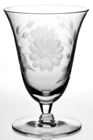 Cornflower (Smooth Stem, Non Optic) 8 Oz Footed Tumbler