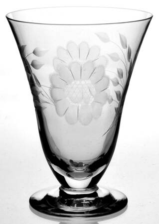 Cornflower (Smooth Stem, Non Optic) 8 Oz Footed Tumbler