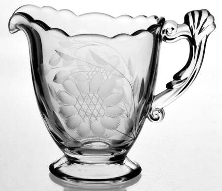 Cornflower (Smooth Stem, Non Optic) Creamer