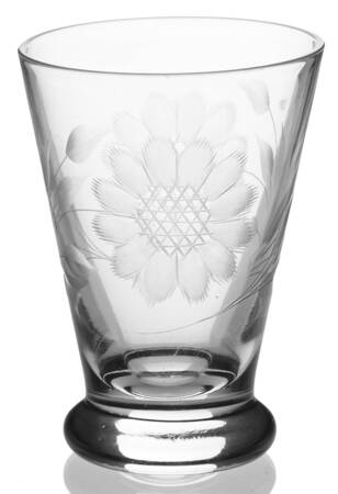 Cornflower (Smooth Stem, Non Optic) Flat Juice Glass