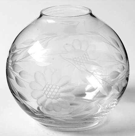 Cornflower (Smooth Stem, Non Optic) Rose Bowl