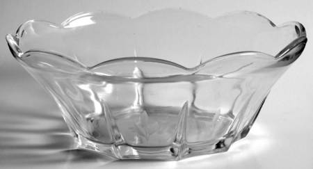 Cornflower (Smooth Stem, Non Optic) 8" Round Bowl
