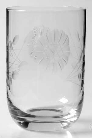 Cornflower (Smooth Stem, Non Optic) 6 Oz Flat Tumbler