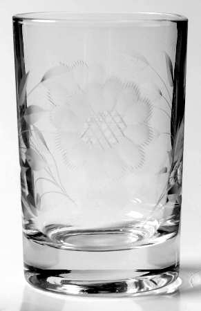 Cornflower (Smooth Stem, Non Optic) Flat Juice Glass