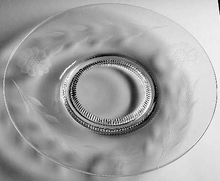 Cornflower (Smooth Stem, Non Optic) Luncheon Plate