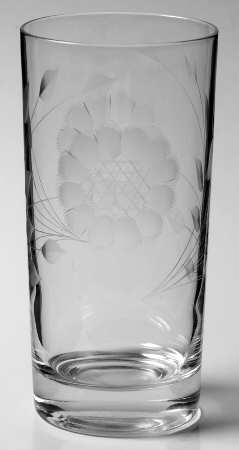 Cornflower (Smooth Stem, Non Optic) Highball Glass